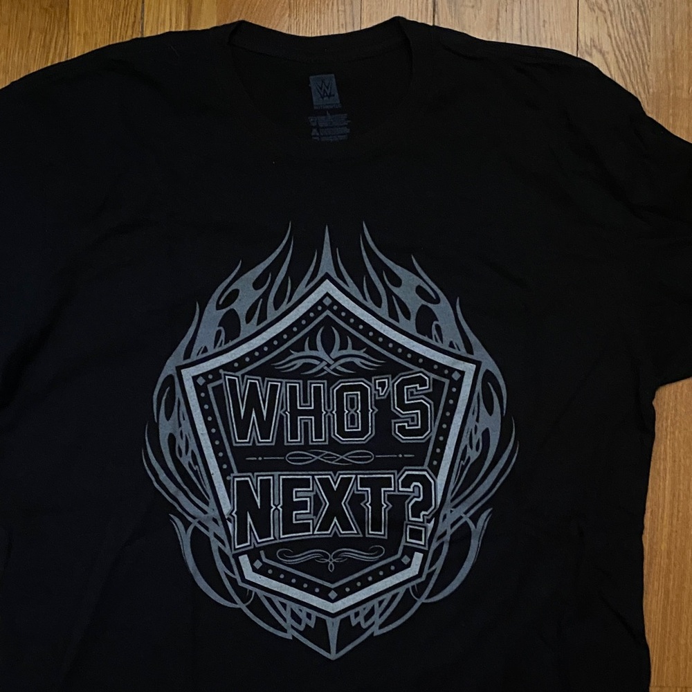 WWE Black 'Who's Next?' Graphic Tee